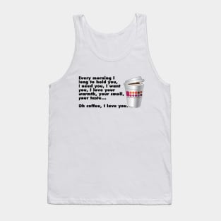 Coffee, I Love You Tank Top